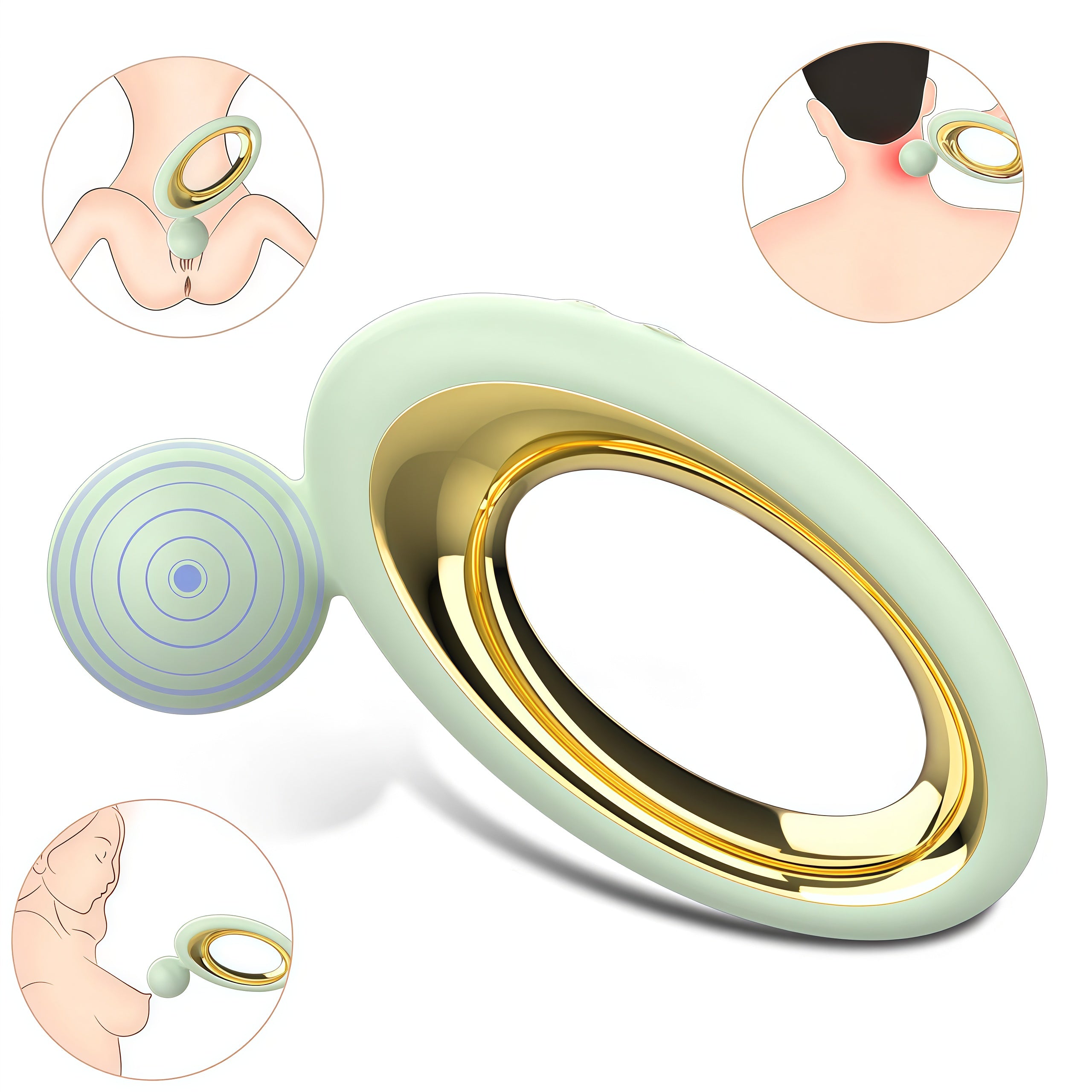 Chrome Thunder Wand Massager – Powerful Pleasure Vibrator