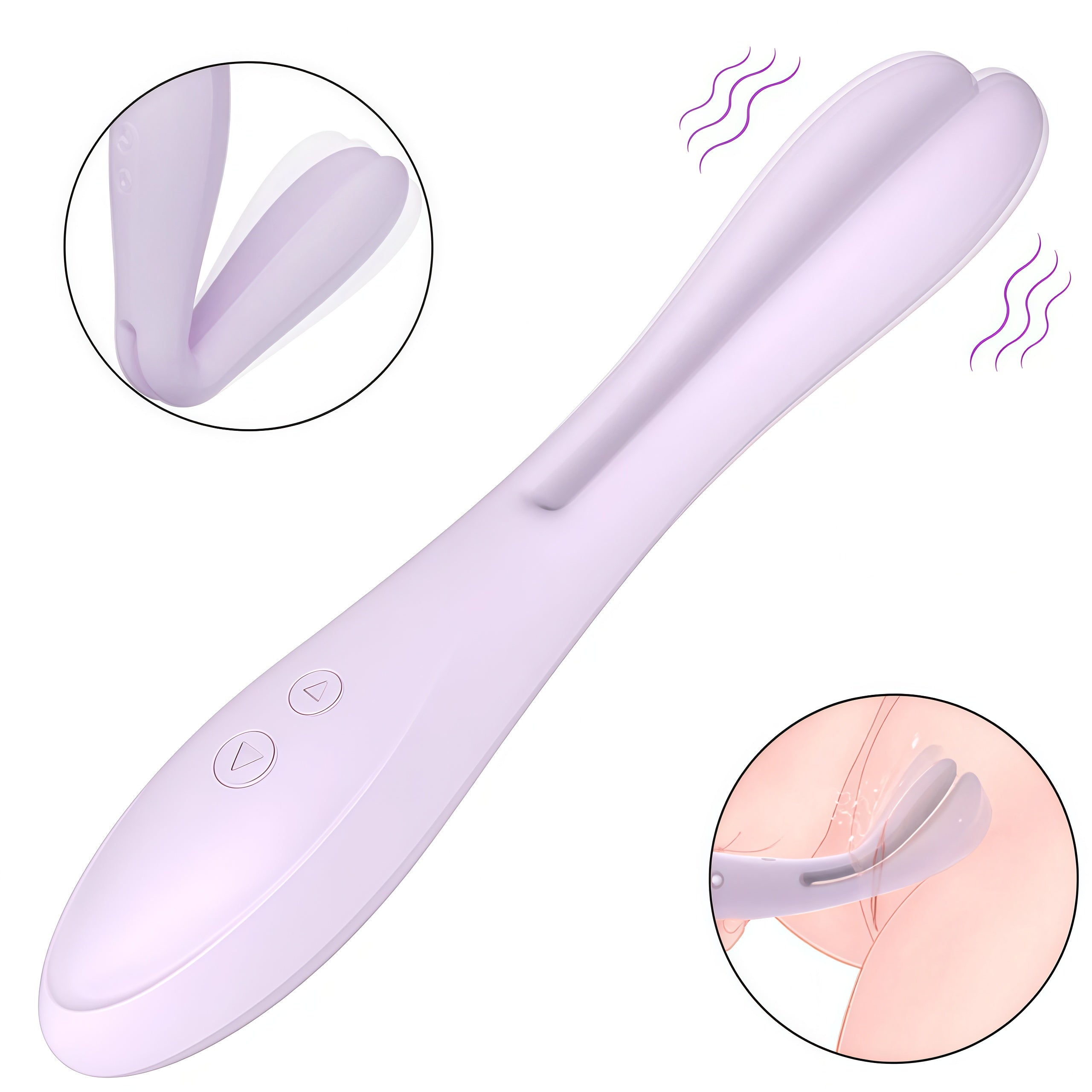 Bunny Ear Vibrator Foldable Rabbit G Spot Sex Toys