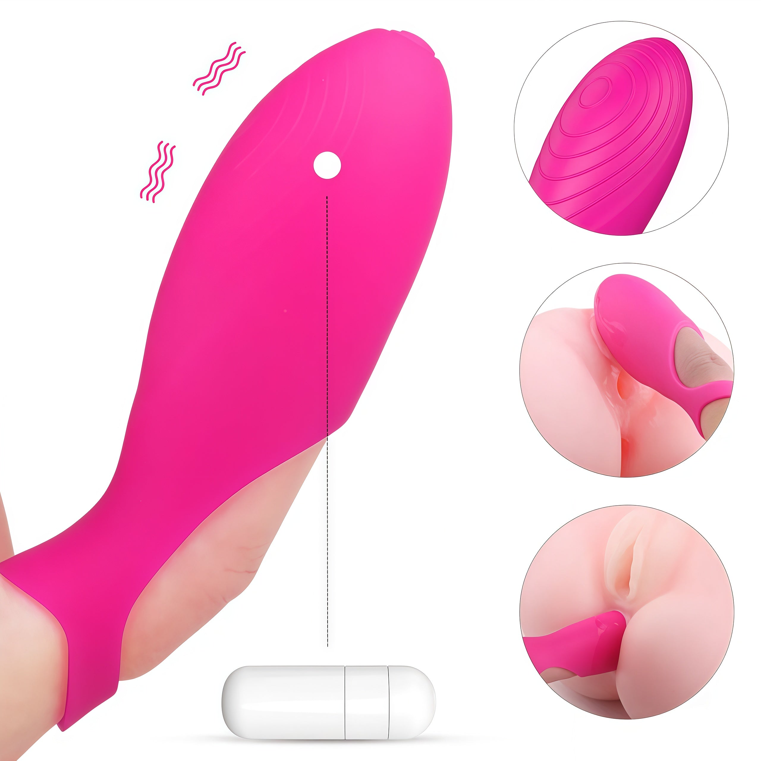 Vibrating Finger Sex Toy for G-Spot Stimulation