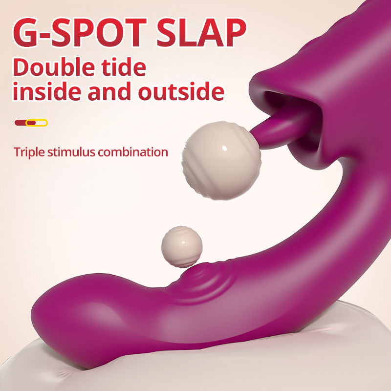 Flap Tongue Licking Vibrator with Vibrating Action for Women