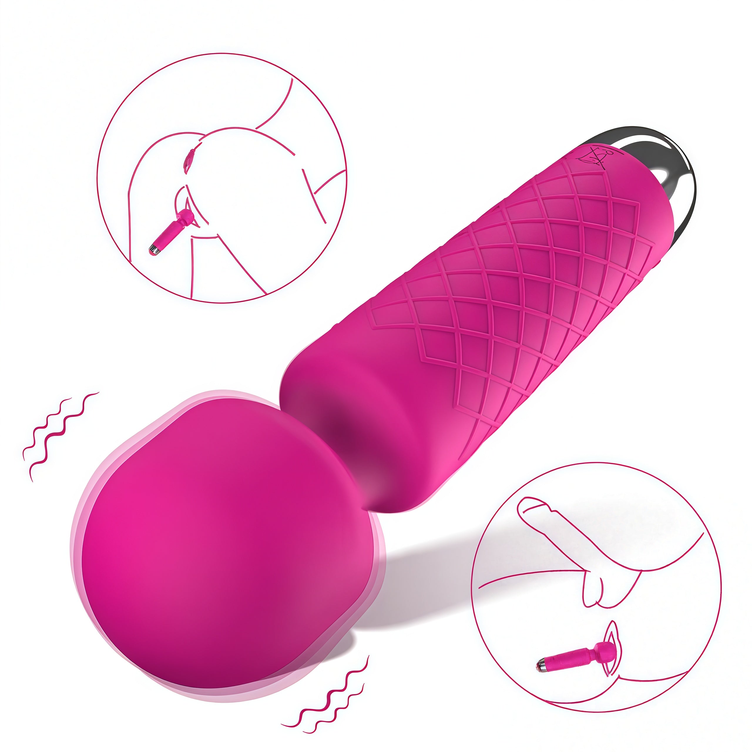 Pocket Spark Mini Wand Massager for Women