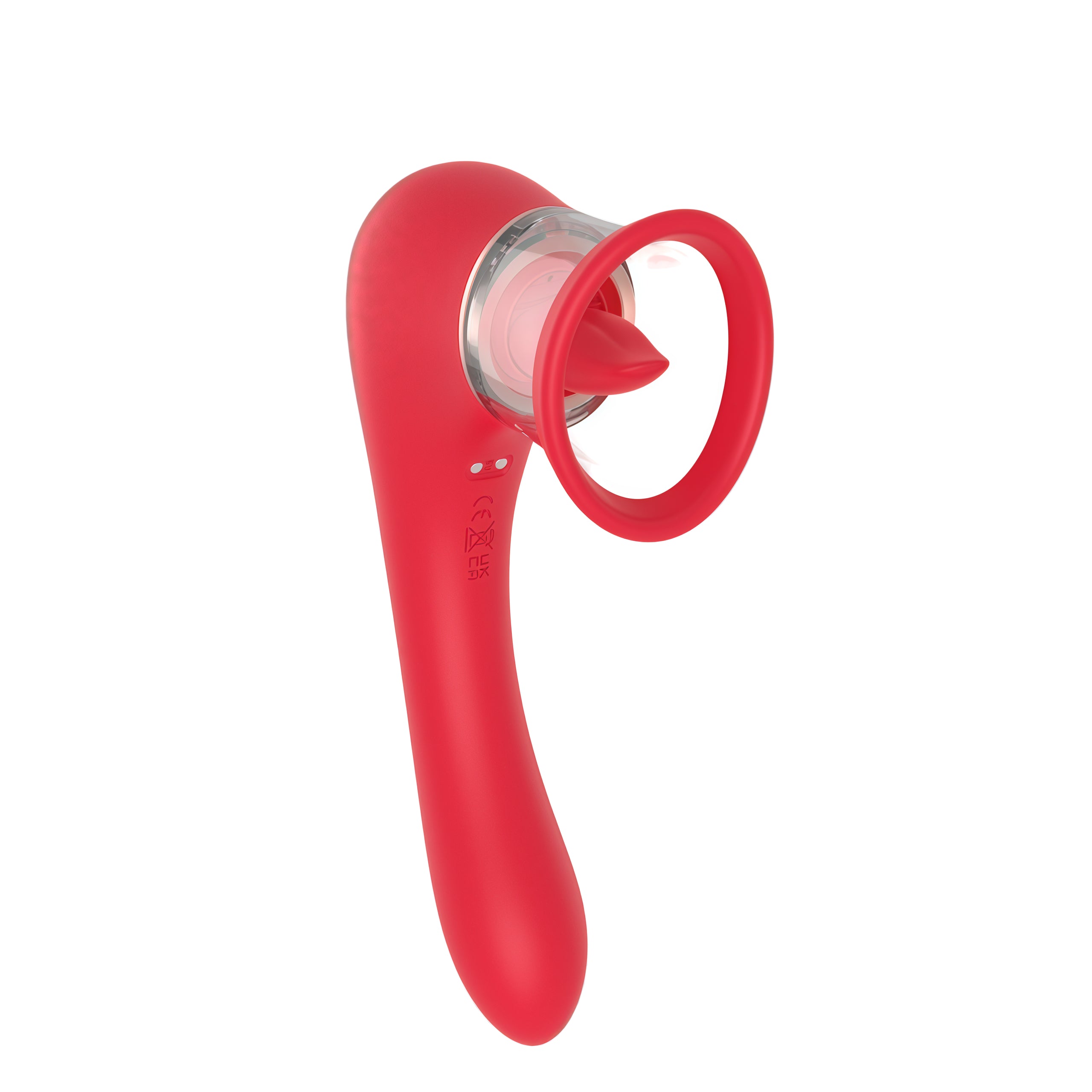 L-Shaped Dual Head Suction Clit&G-Spot Vibrator